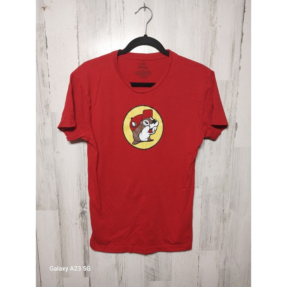 BUC-EE'S Official Men's Beaver Gas Station Convenience Store T-Shirt Size Small